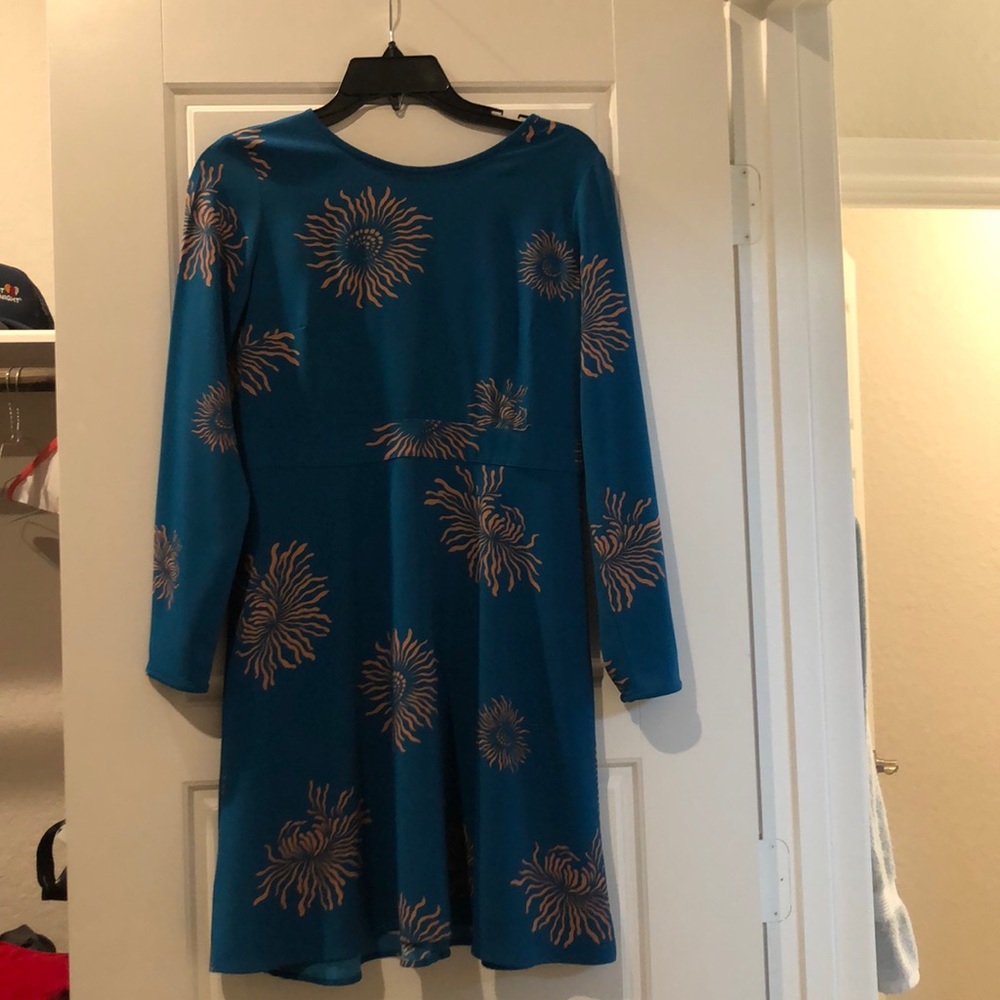 Fun blue party dress!